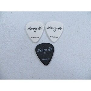 Henry Ho Musician Guitar Tech Custom Guitar Pick Lot of 3
